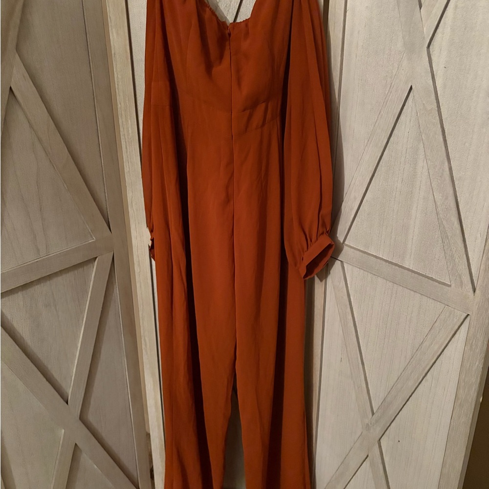 Fashion Nova Chic Orange Jumpsuit - Picture 6 of 6